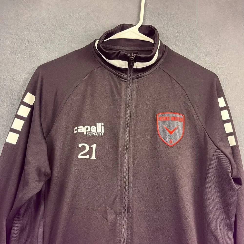 Capelli Sport Jacket Vegas United CS Cool Mens XL Performance Full Zip Mock Neck